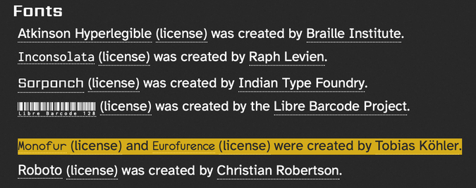 screenshot of https://nsfw.auhrii.dev/legal, with "Monofur and Eurofurence were created by Tobias Köhler"