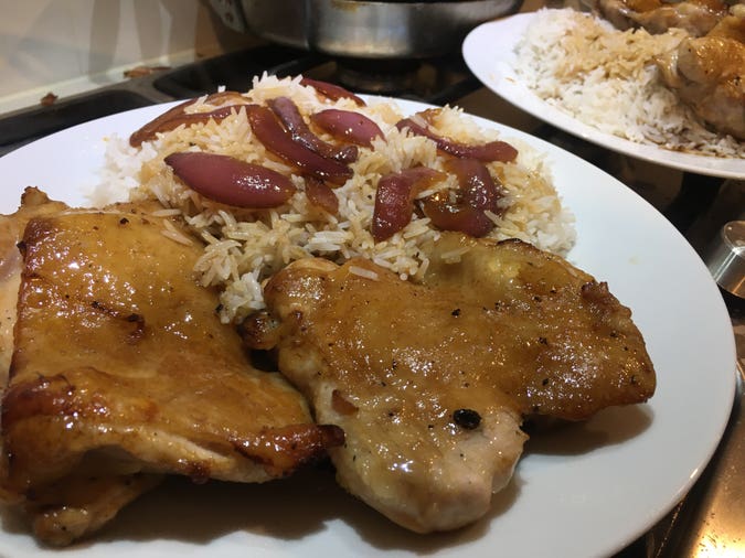 honey soy chicken and rice