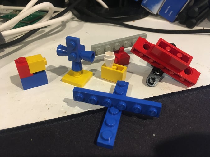 several examples of illegal lego builds from jamie berard’s talk “stressing the elements”